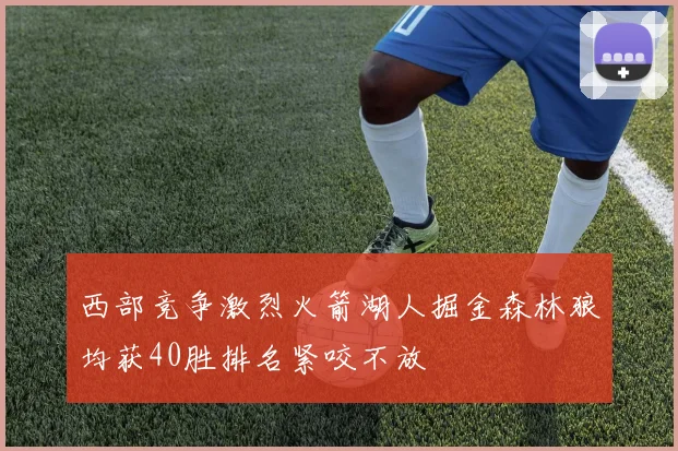 西部竞争激烈火箭湖人掘金森林狼均获40胜排名紧咬不放